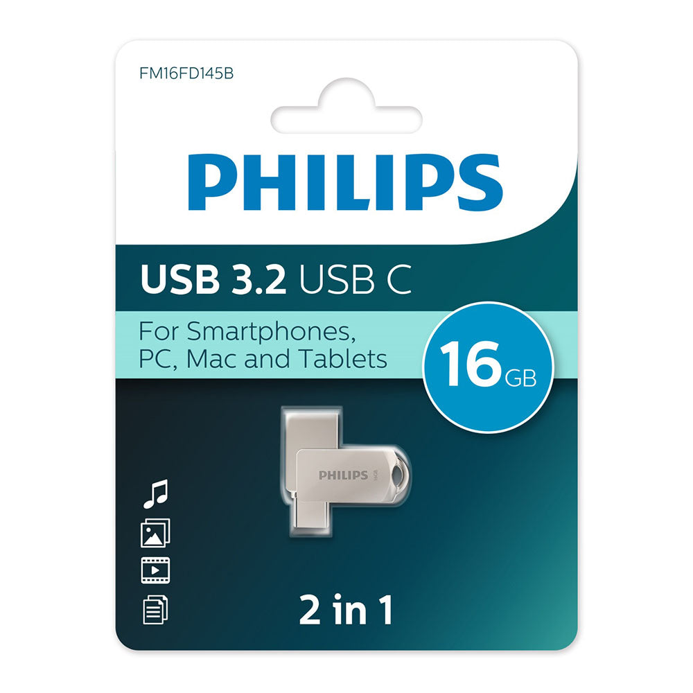 Philips 2-in-1 USB-C 16GB USB3.2 Philips 2-in-1 USB-C 16GB USB3.2